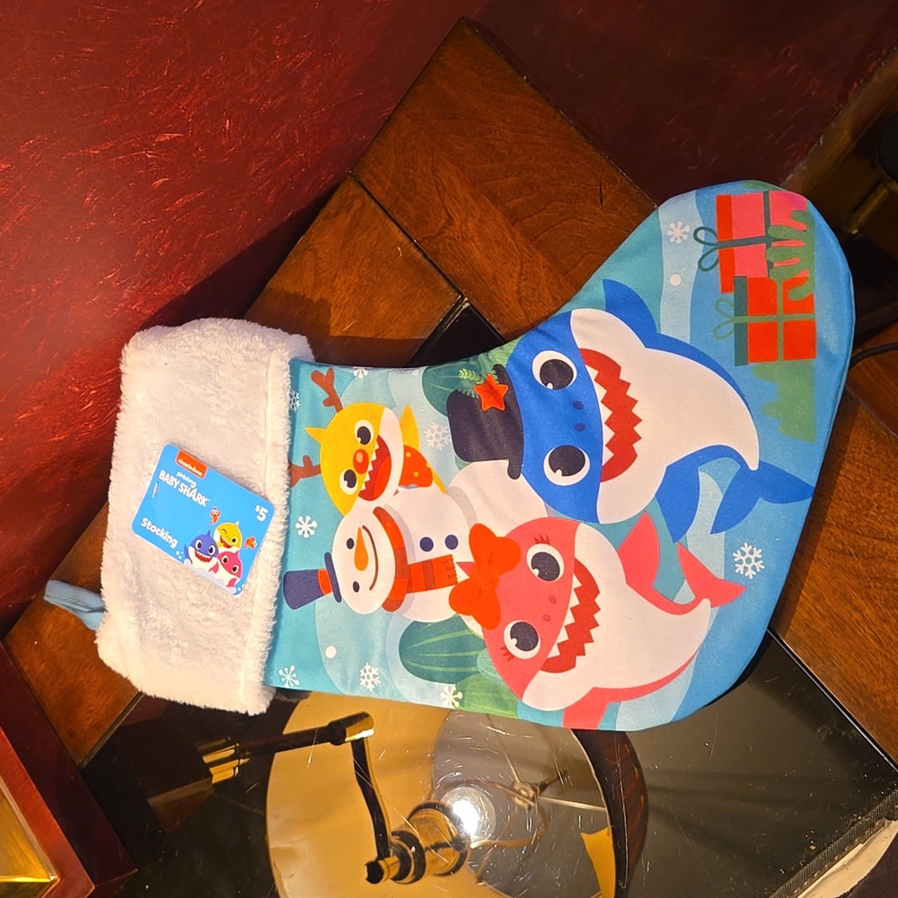 NWT Baby Shark Holiday Stocking